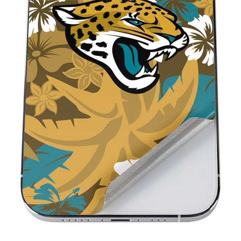NFL Jacksonville Jaguars Tropical Print iPhone 12 Pro Skin